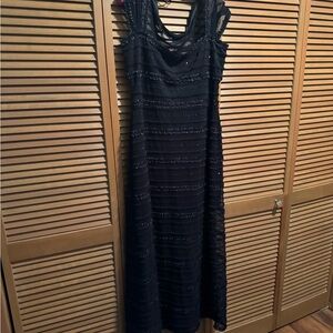 Tadashi Black evening Maxi Dress